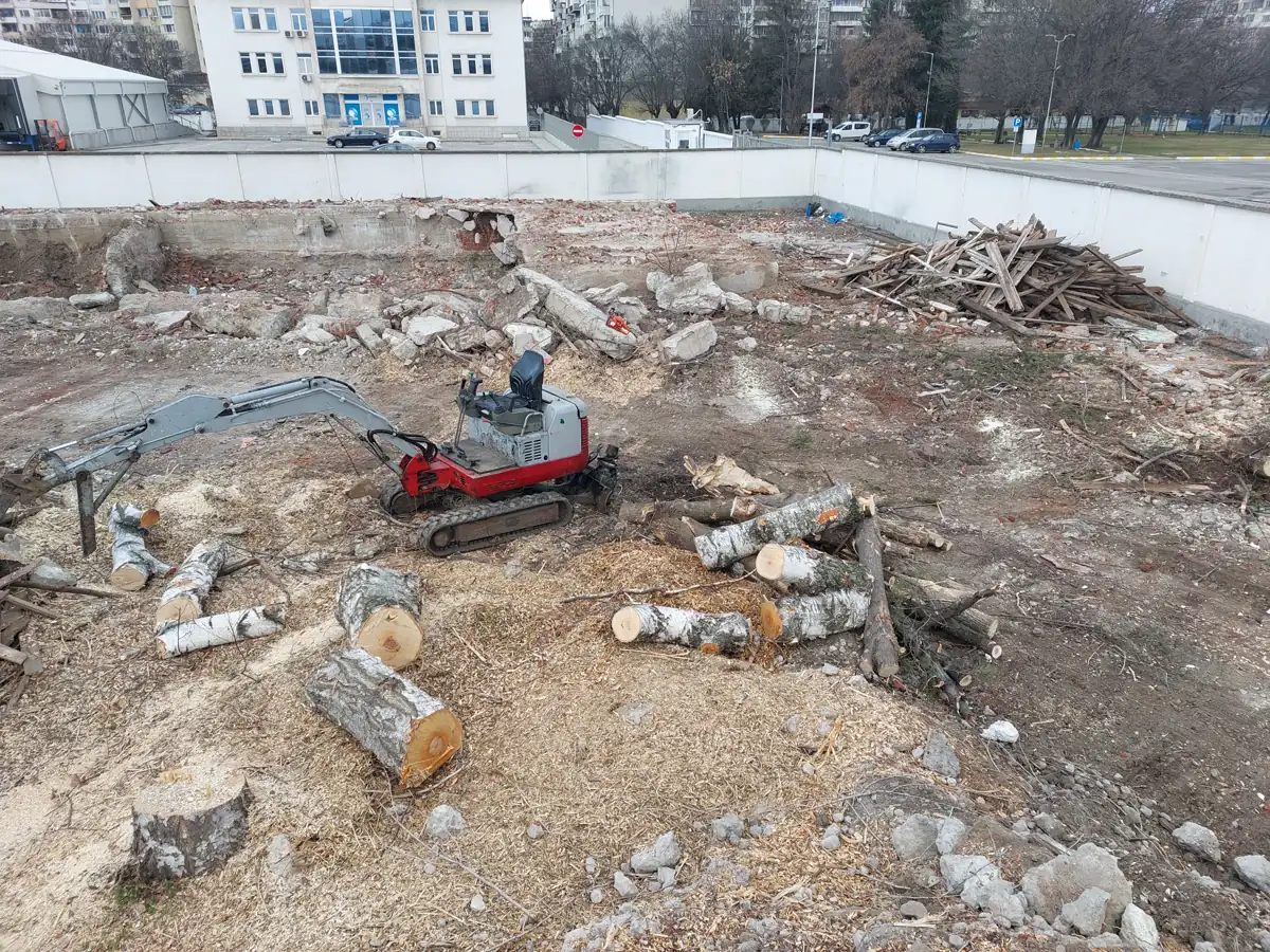 Baustellenreinigung und Recycling vor Ort